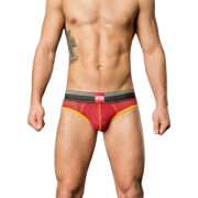 - "Backless Briefs Bond Street - Red/Yellow/Black" (SALE!) 