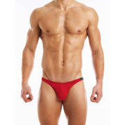- "Super Low Cut Briefs - Red" 