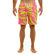 - "Tiger Bermuda Short - Yellow Neon" 