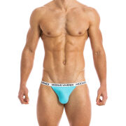 - "Eggs Tanga Briefs - Aqua" 