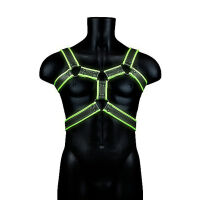 - "Ouch! - Glow In The Dark Bonded Leather Body Harness" 