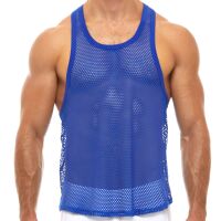 - "Net Trap - Tanktop Blue" 