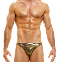- "King Cheetah Low Cut Briefs - Gold" 