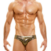 - "King Cheetah Wide Brief - Gold" 