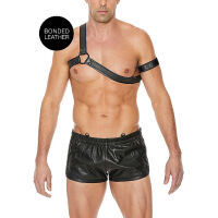 - "Ouch! - Gladiator Harness With Arm Band" 
