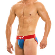 - "Otter Tanga Brief - Blue" 