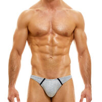 - "Back T Low Cut Briefs - Grey" 
