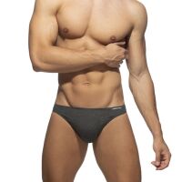 - "Cotton Bikini Briefs - Charcoal" 