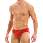 - "Seamless Mini Briefs - Red" 