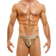 - "V. Fluid Tanga Brief - Camel" 