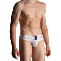 - "M960 - Beach Cheeky Briefs White" 