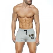   "Army Padded Sports Shorts - Heather Grey" 
