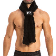  "Faux Fur Scarf - Black" 