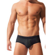 - "Full Punch Hole Brief - Black" 