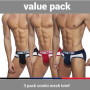 - "3 Pack Combi Mesh Briefs" ( 3 .) 