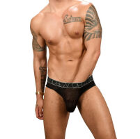 - "Sheer Leopard Brief - Black" (SALE!) 