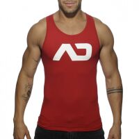 - "Basic AD Tank Top - Red" 