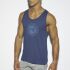 - "Basic Cotton Fit Tank Top - Navy" 