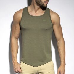 - "Flame Tank Top - Khaki" 