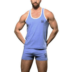 - "Phys. Ed. Varsity Tank - Athletic Blue" 