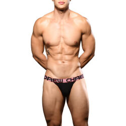 - "Almost Naked Hang-Free Cotton Jock - Black" 