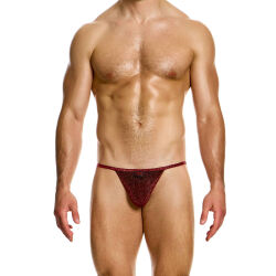 - "Glitter Tanga Brief - Red" 