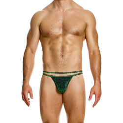 - "Glitter Thong - Green" 