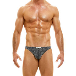 - "King Cheetah Low Cut Brief - Gun Metal" 