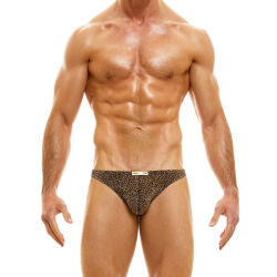 - "King Cheetah Low Cut Briefs - Rose Gold" 