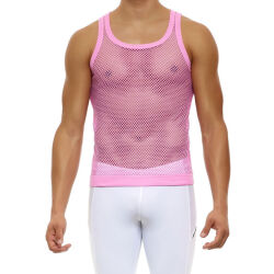 - "C-Through Tanktop - Pink Neon" 