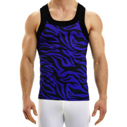 - "Tiger - Tanktop Blue" 