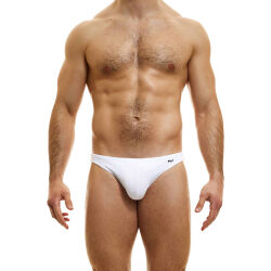 - "Peace Low Cut Brief - White" 