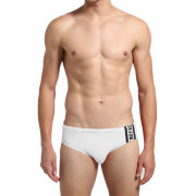 - "Swim Briefs With Tape - White" 