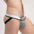 - "Microfiber Jockstraps with Silky Band - Grey" 