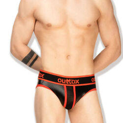 - "Jockstrap Briefs - Red/Black" 