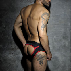 - "Stripe Fetish Brief - Red" 