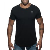  "Basic U-Neck T-Shirt - Black" 