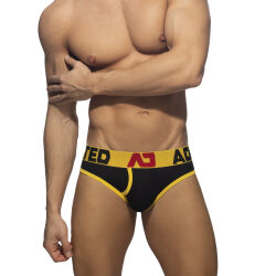 - "Open Fly Cotton Brief - Yellow" 