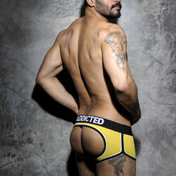 - "Double Piping Bottomless Boxer - Yellow" 