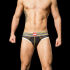 - "Backless Briefs Bond Street - Black/Yellow/White" (SALE!) 