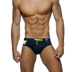 - "Racing Side Swim Brief - Navy" 