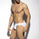 - "Pique Swim Bikini Briefs - White" 