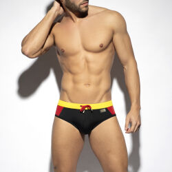 - "Flags Swim Brief - Black" 