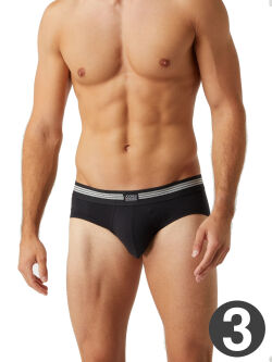 - "17302483 Brief 3 Pack - Black" ( 3 .) 