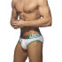 - "Open Fly Cotton Briefs - Green" 