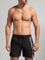 - "Striped Medium Boardshort - Black" (. !) 