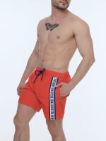 - "Medium Boardshort - Orange & Clematis Blue" (. !) 