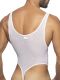   "Fantasy Diamond Bodysuit Thong - White" 