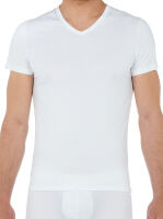 "Classic - Cotton Modal Tee-Shirt V Neck White" (. !) 