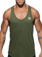 - "Military Tank Top - Khaki" 